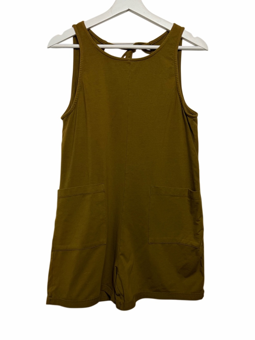 Back Beat Rags Green Romper